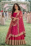 Vedanshi Hit By Nsf Vichitra Silk Work Gown With Dupatta Exporters In India